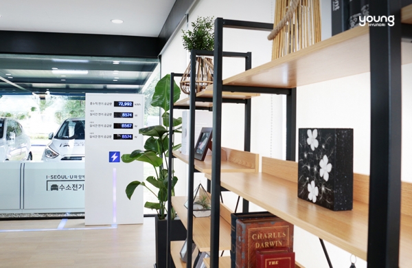 수소전기 하우스의 거실 사진=현대 young