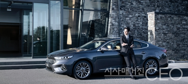 K7 Premier 광고 모델로 출연한 배우 유지태 사진=기아자동차