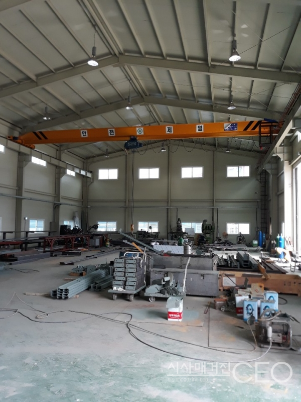㈜한림엘리베이터 공장의 내부 이곳에서 엘리베이터가 제작된다 (사진=㈜한림엘리베이터 제공)