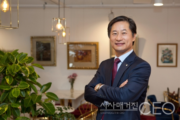 대구광역시 중구 새마을회 이형원 회장·일성침장 대표 (사진=정혜정 기자)