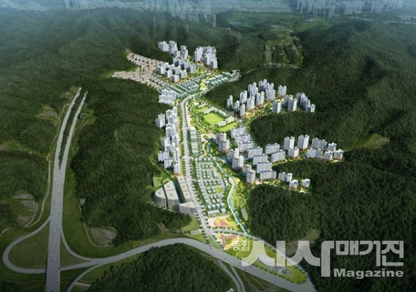 경기도 성남시 대장동 개발사업 프로젝트 조감(사진=성남 도시개발공사 제공)