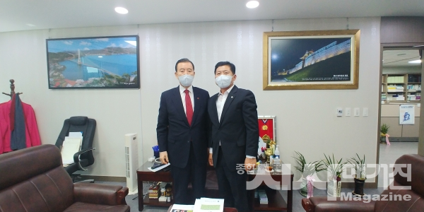 홍문표 국회의원 방문