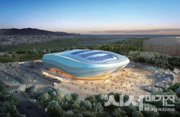 아레나경기장 조감도