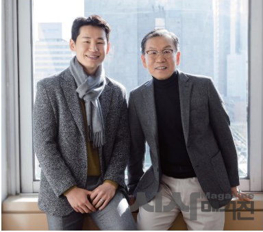 오세원 회장과 오민우 대표