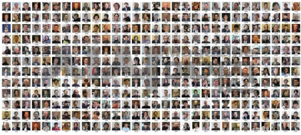 건축가 360인의 얼굴사진