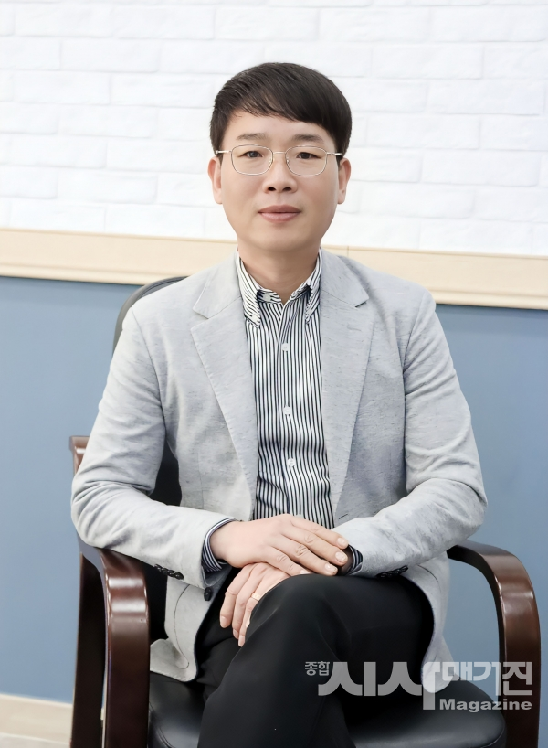 ▲(유)나성이앤티·㈜나성이앤에스 최은성 대표 인터뷰 모습(출처=데일리뉴스)