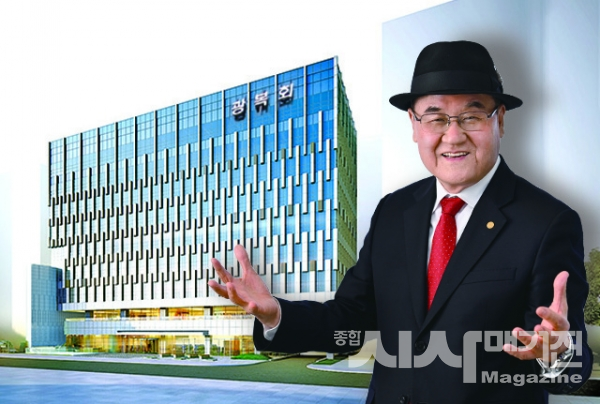 ▲광복회 건물과 차창규 총회장의 모습(출처=데일리뉴스)