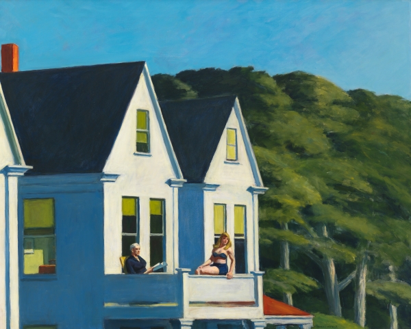 ▲에드워드 호퍼, 오전 7시, 1948. 캔버스에 유채, 76.7×101.9cm. Whitney Museum of American Art, New York; purchase and exchange 50.8. © 2023 Heirs of Josephine Hopper/Licensed by SACK, Seou(출처=최보람 큐레이터)