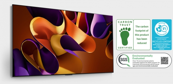 ESG 인증을 받은 LG 올레드 TV. 2024.4.14.LG전자 제공