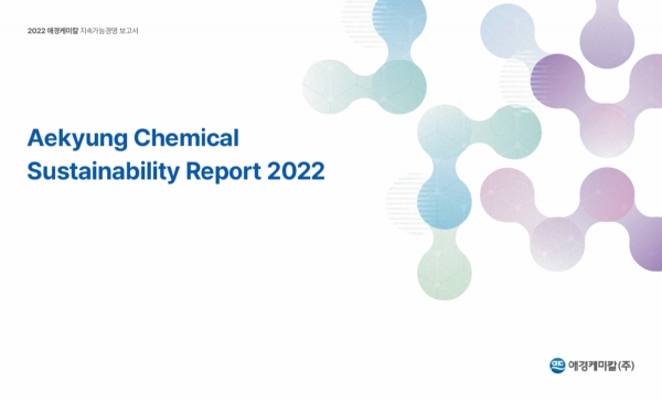 애경케미컬 지속가능보고서 2024.4.14. 애경케미컬 제공